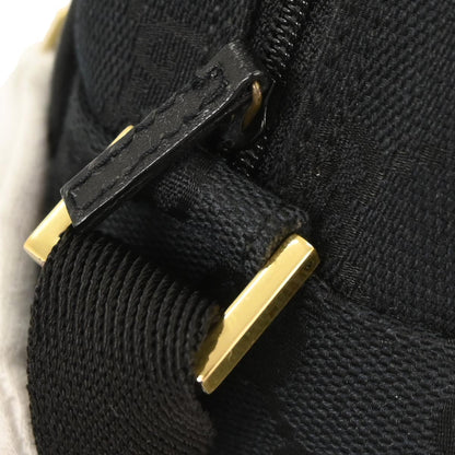 Gucci Black Canvas GG Handbag