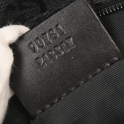 Gucci Black Canvas GG Handbag