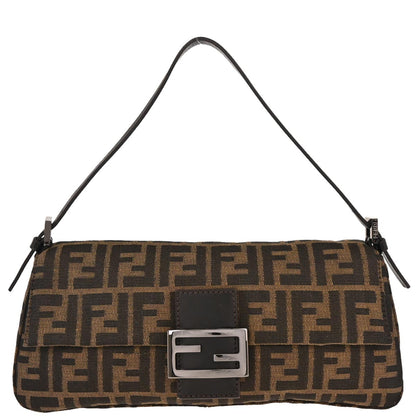 Fendi Brown Canvas Zucca Handbag