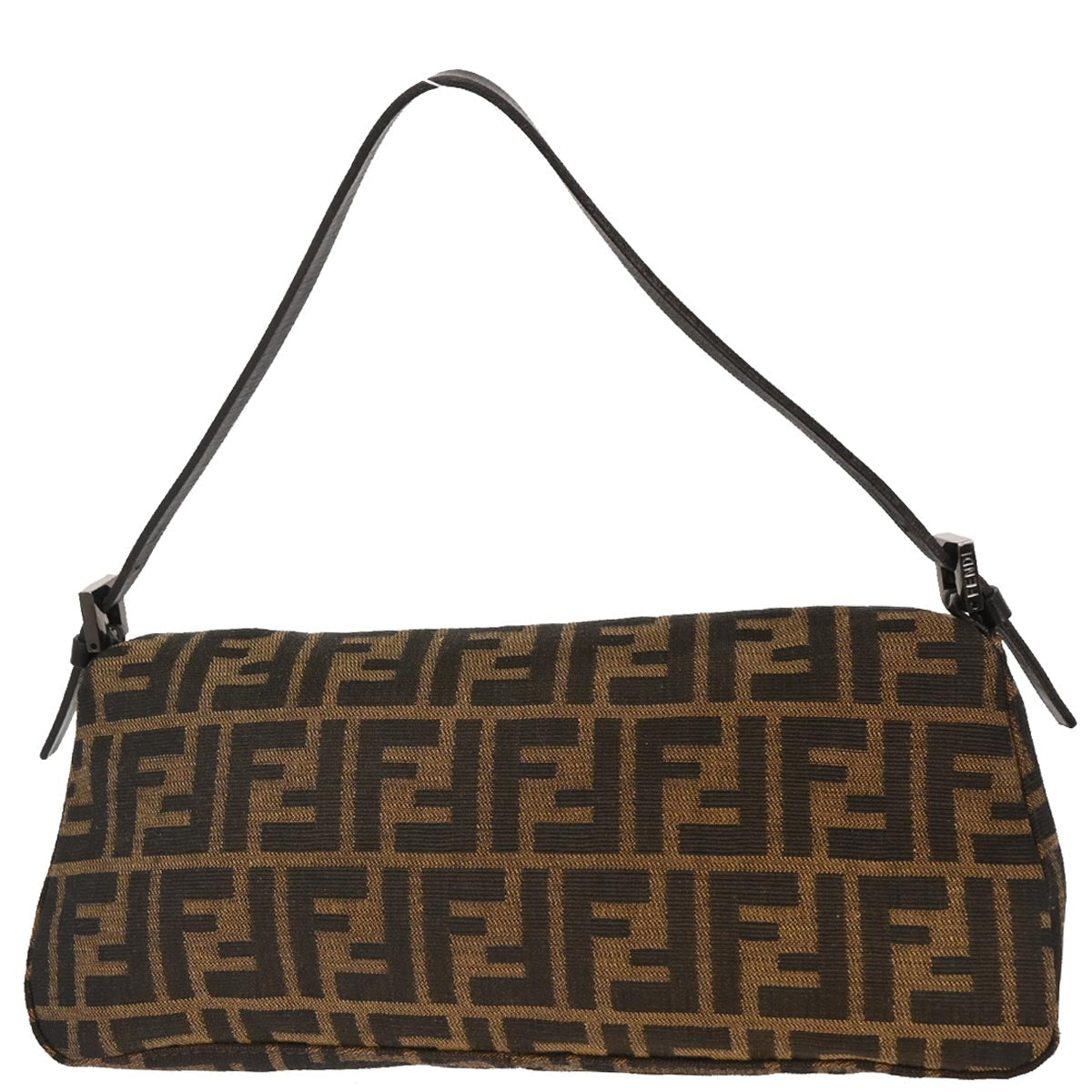 Fendi Brown Canvas Zucca Handbag