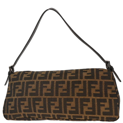 Fendi Brown Canvas Zucca Handbag