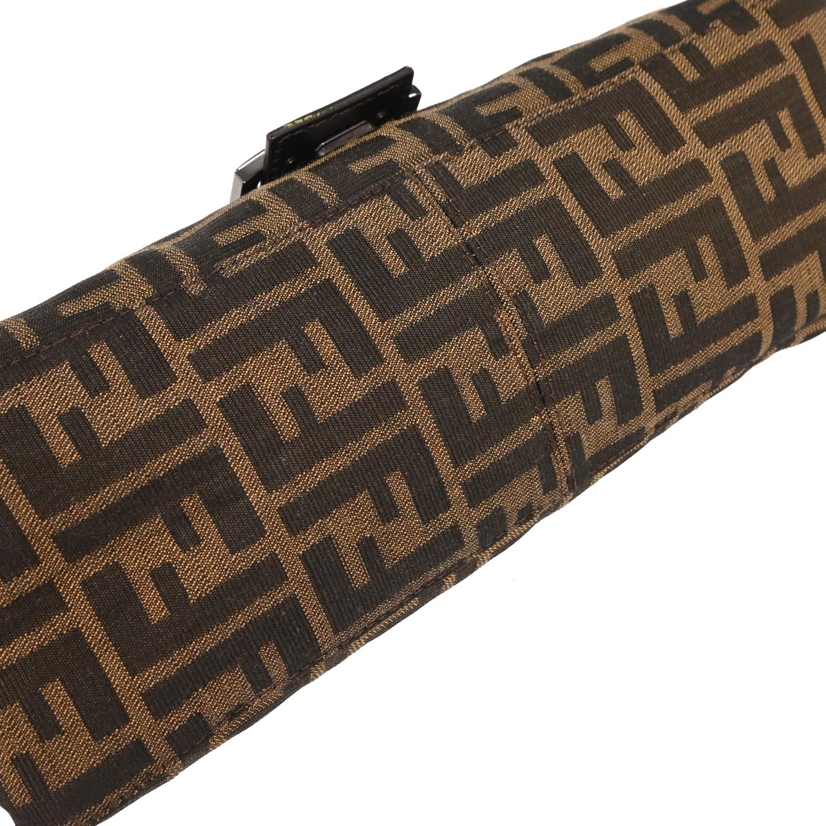 Fendi Brown Canvas Zucca Handbag