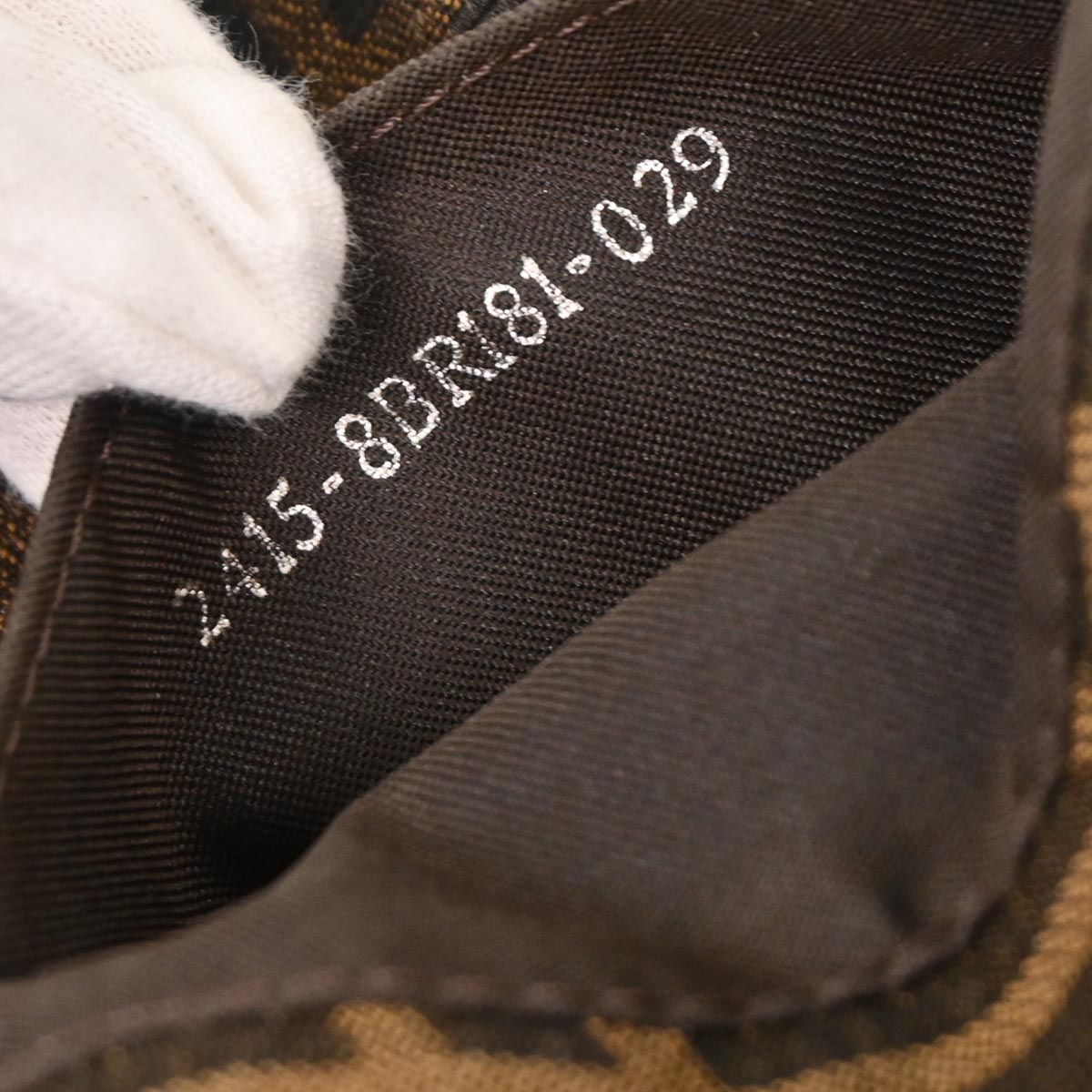 Fendi Brown Canvas Zucca Handbag