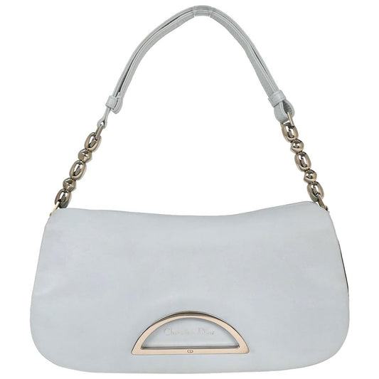 Christian Dior Light Blue Leather Malice Handbag