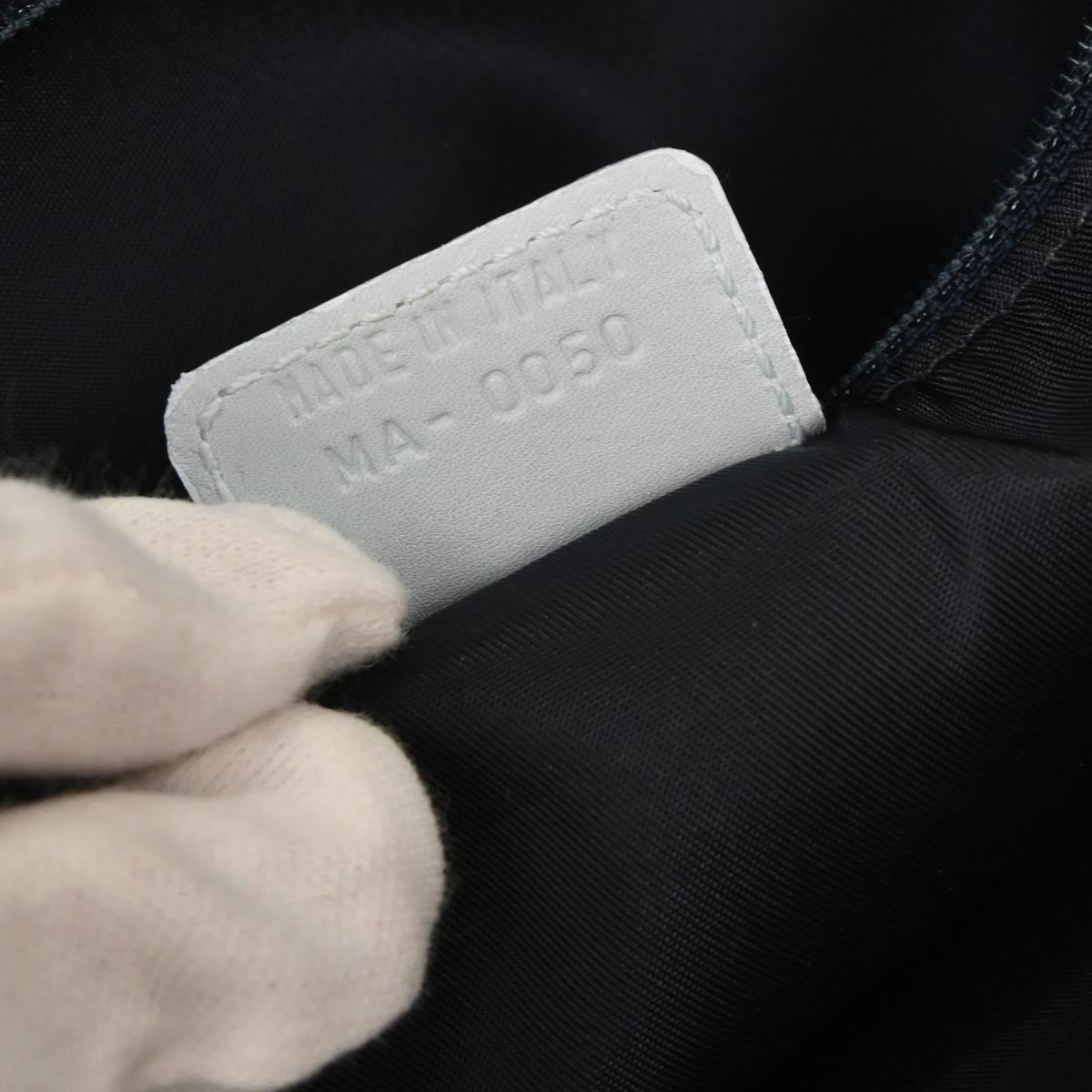 Christian Dior Light Blue Leather Malice Handbag