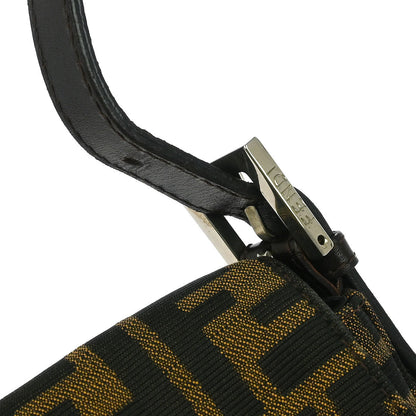 Fendi Brown Canvas Zucca Baguette Handbag