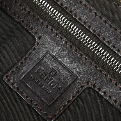 Fendi Brown Canvas Zucca Baguette Handbag
