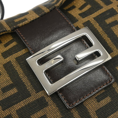 Fendi Brown Canvas Zucca Handbag