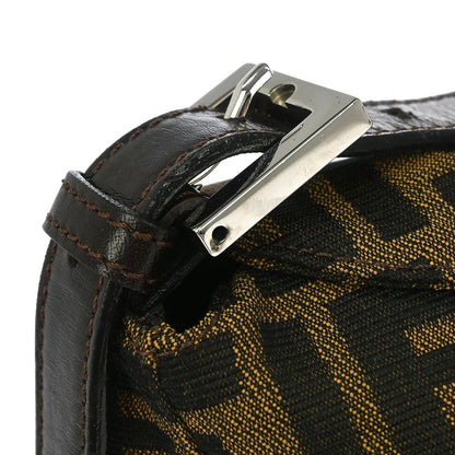 Fendi Brown Canvas Zucca Handbag