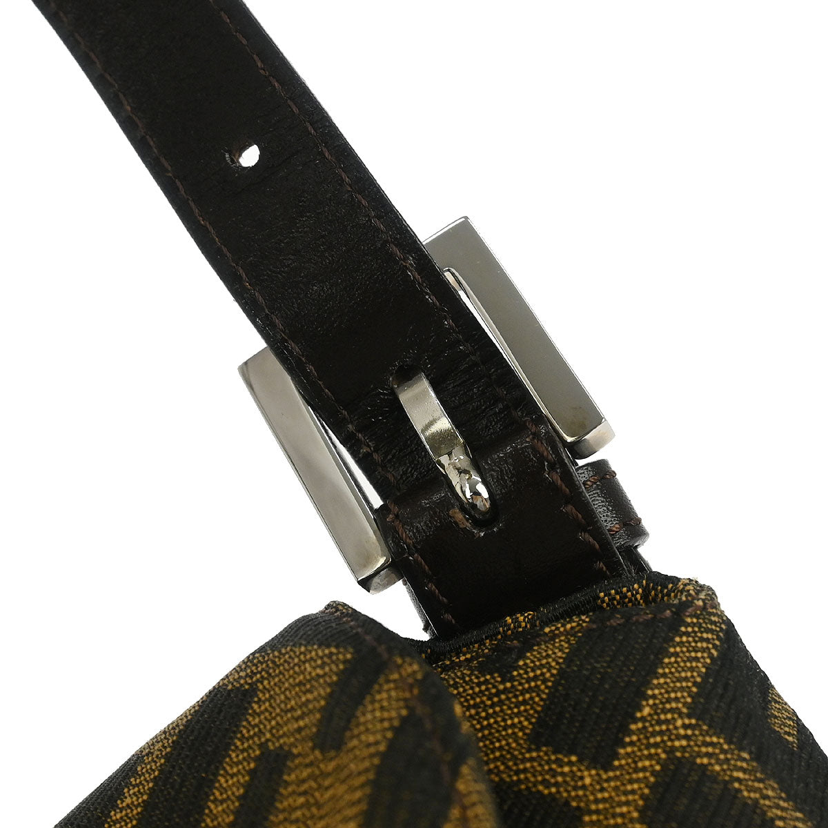 Fendi Brown Canvas Zucca Handbag