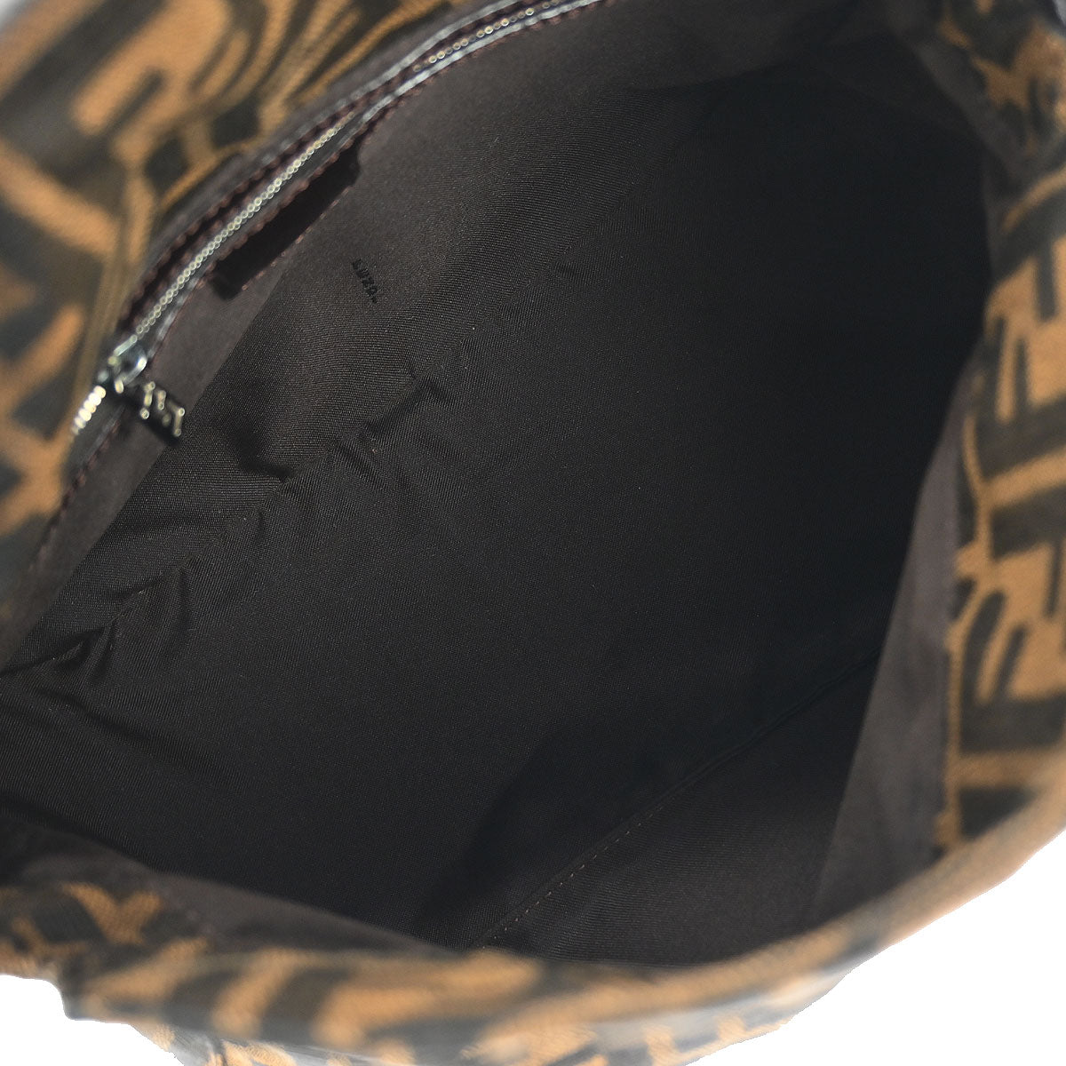 Fendi Brown Canvas Zucca Handbag