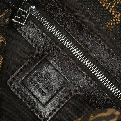 Fendi Brown Canvas Zucca Handbag