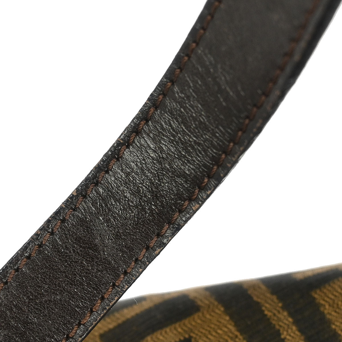 Fendi Brown Canvas Zucca Handbag