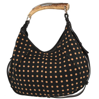 Yves Saint Laurent Black Canvas Mombasa Handbag