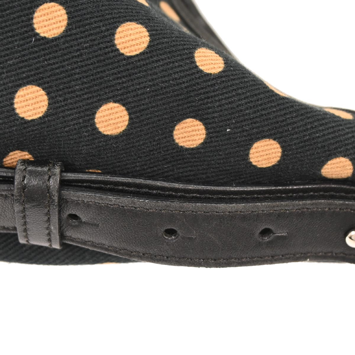 Yves Saint Laurent Black Canvas Mombasa Handbag