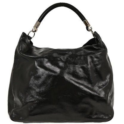 Yves Saint Laurent Black Leather Rive Gauche Roady Handbag
