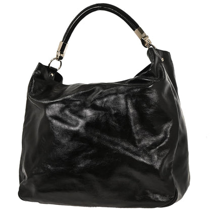 Yves Saint Laurent Black Leather Rive Gauche Roady Handbag