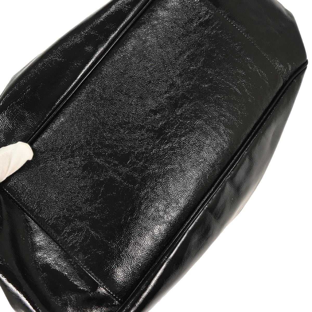 Yves Saint Laurent Black Leather Rive Gauche Roady Handbag