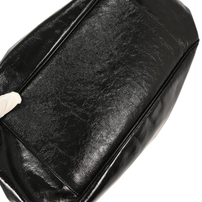 Yves Saint Laurent Black Leather Rive Gauche Roady Handbag