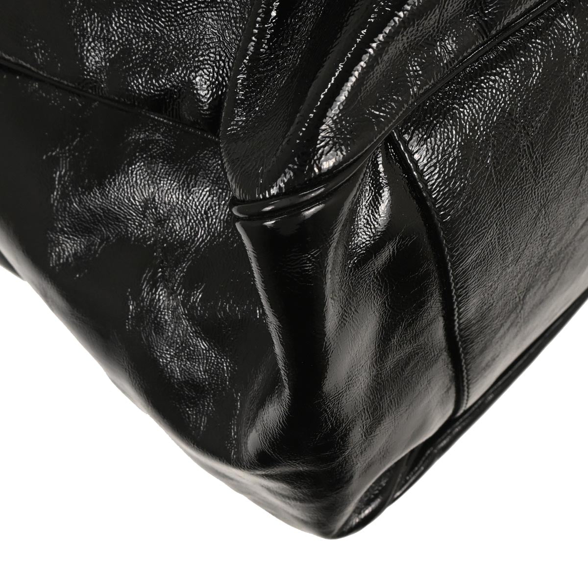 Yves Saint Laurent Black Leather Rive Gauche Roady Handbag