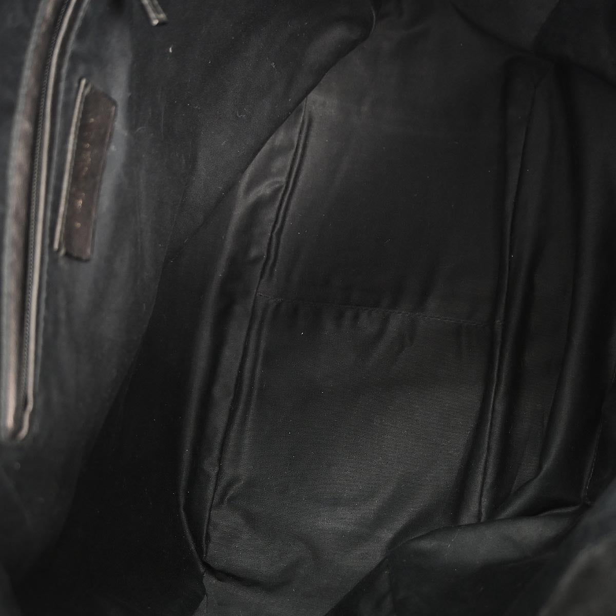 Yves Saint Laurent Black Leather Rive Gauche Roady Handbag