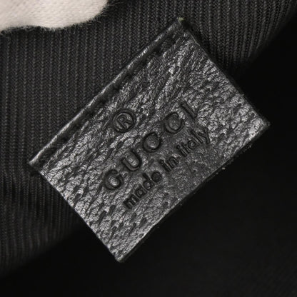 Gucci Black Canvas GG Abbey D Ring Handbag