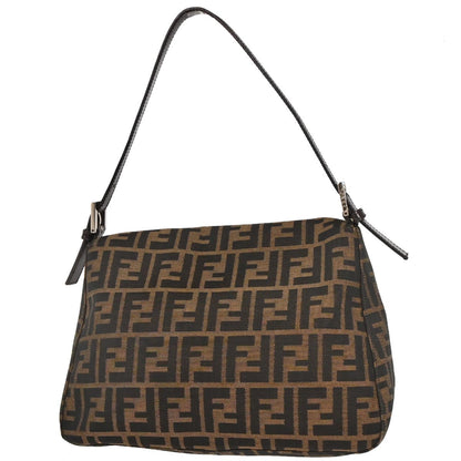 Fendi Brown Canvas Zucca Handbag