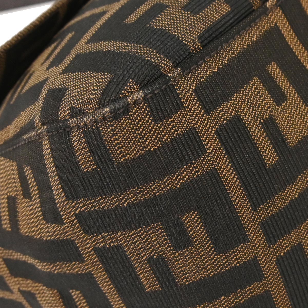 Fendi Brown Canvas Zucca Handbag