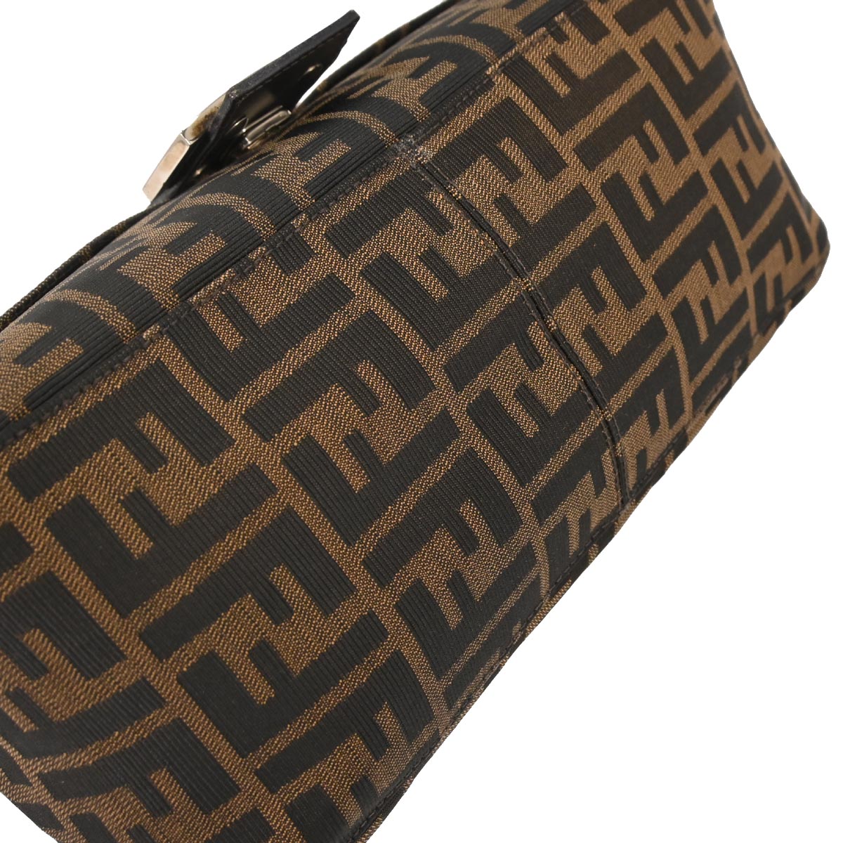 Fendi Brown Canvas Zucca Handbag