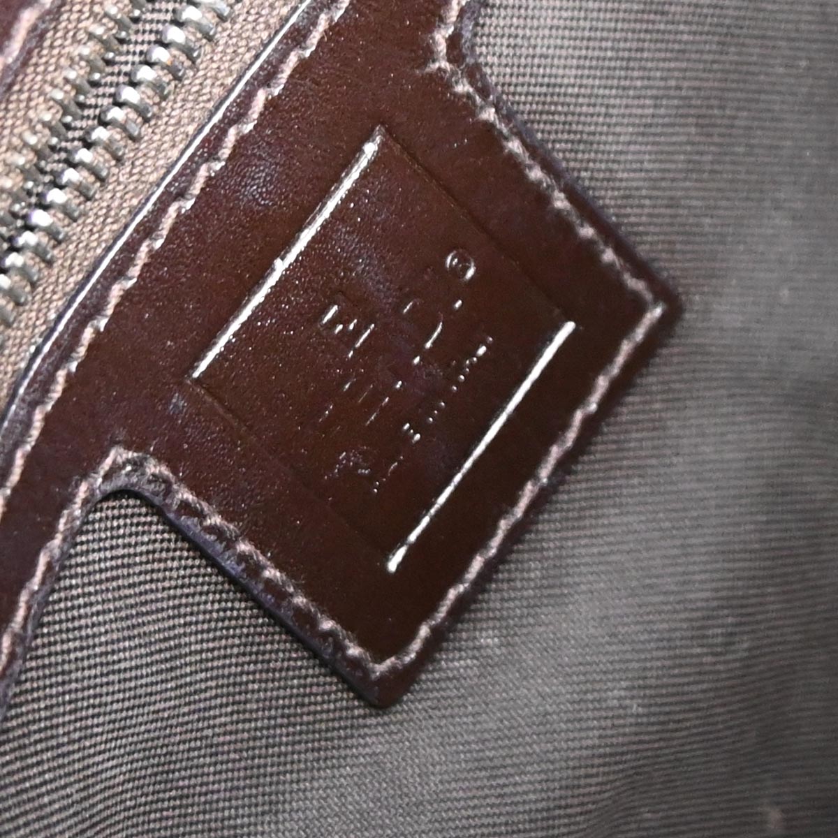 Fendi Brown Canvas Zucca Handbag