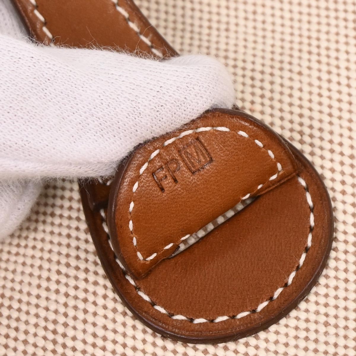 Hermes Natural Fauve Toile H Barenia Evelyne 29 Shoulder Bag