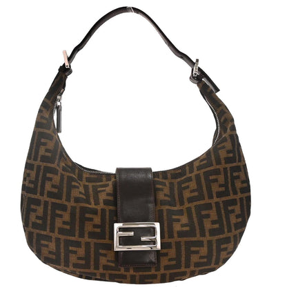 Fendi Brown Canvas Zucca Handbag