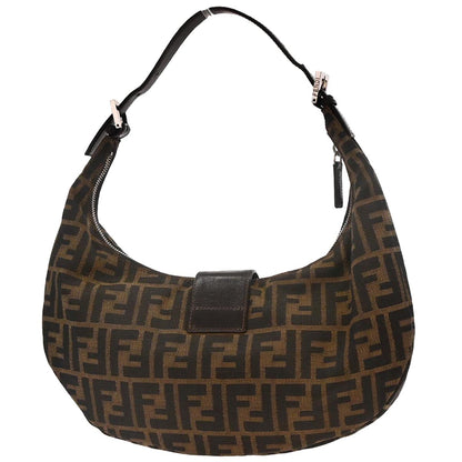 Fendi Brown Canvas Zucca Handbag