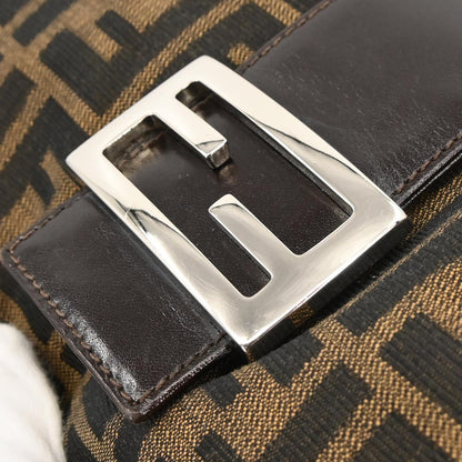 Fendi Brown Canvas Zucca Handbag