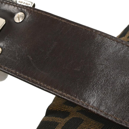 Fendi Brown Canvas Zucca Handbag