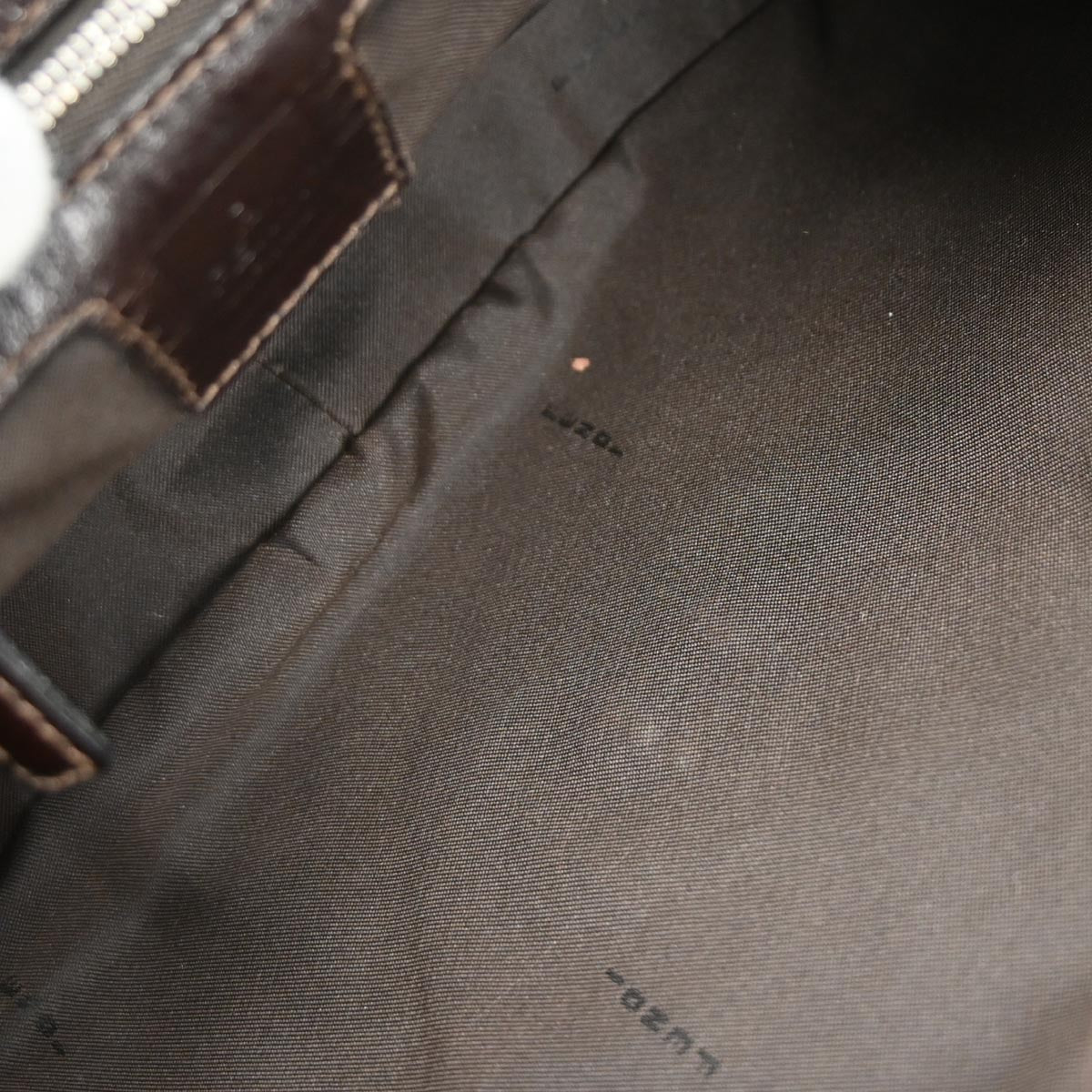 Fendi Brown Canvas Zucca Handbag