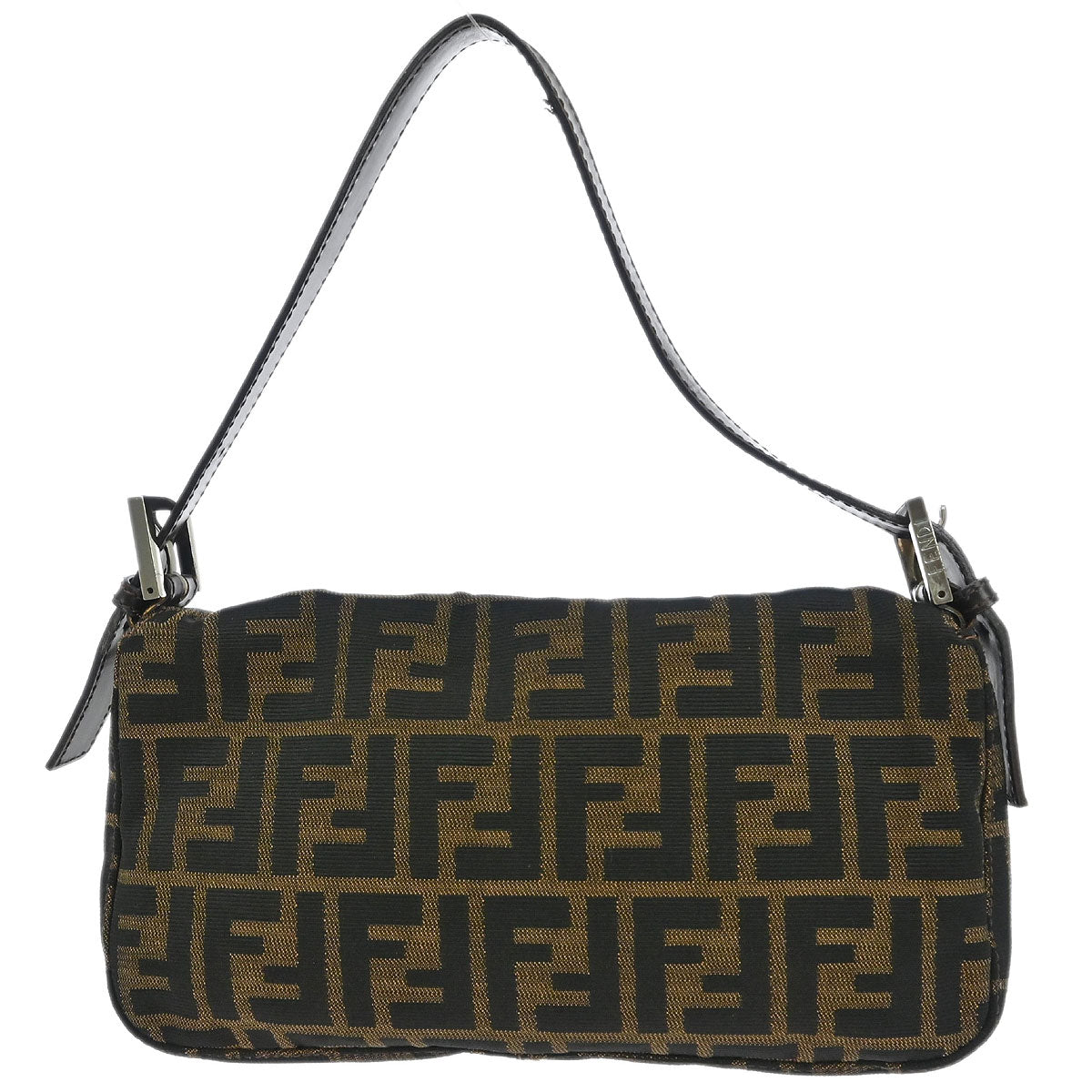 Fendi Brown Zucca Baguette Handbag