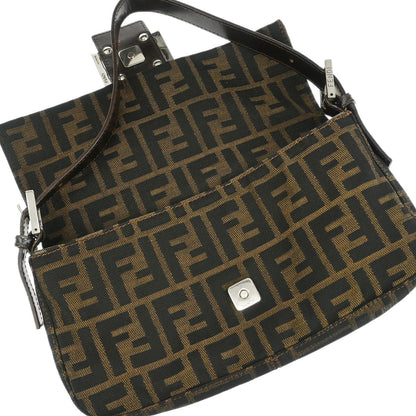 Fendi Brown Zucca Baguette Handbag