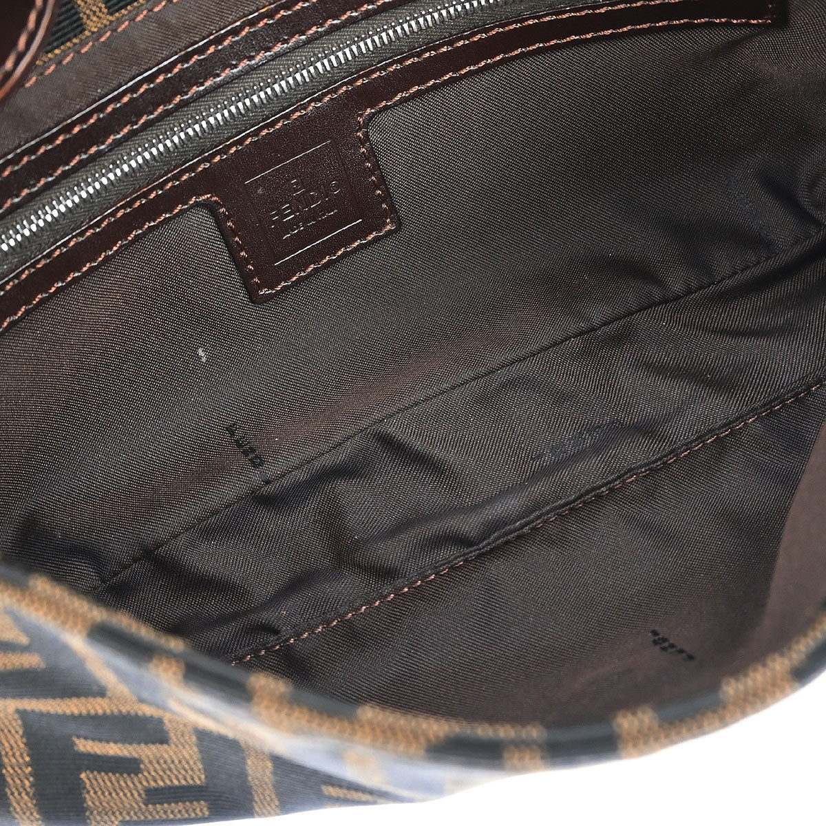 Fendi Brown Zucca Baguette Handbag