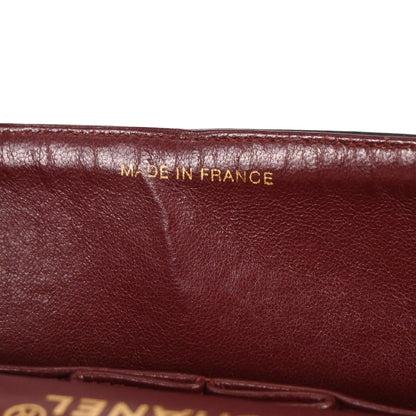 Chanel 1996-1997 Black Lambskin Medium Classic Double Flap Shoulder Bag