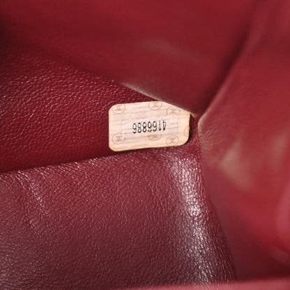 Chanel 1996-1997 Black Lambskin Medium Classic Double Flap Shoulder Bag