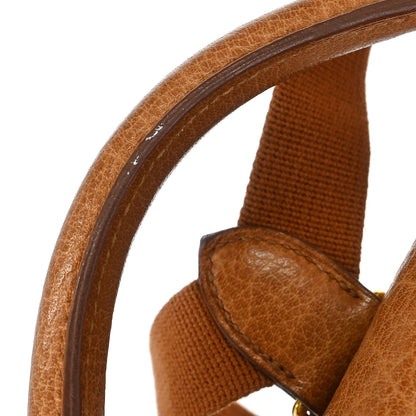 Hermes Gold Buffle Skipper Kelly A Dos GM Backpack