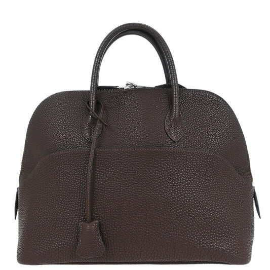 Hermes Chocolat Fjord Bolide 1923 Handbag