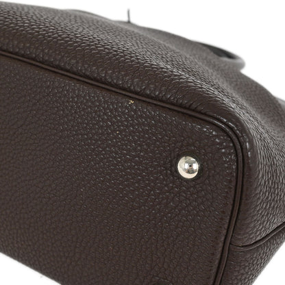 Hermes Chocolat Fjord Bolide 1923 Handbag