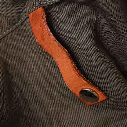 Hermes Beige Toile Chevron Sac de Pansage Bucket Shoulder Bag