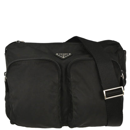 Prada Black Nylon Shoulder Bag
