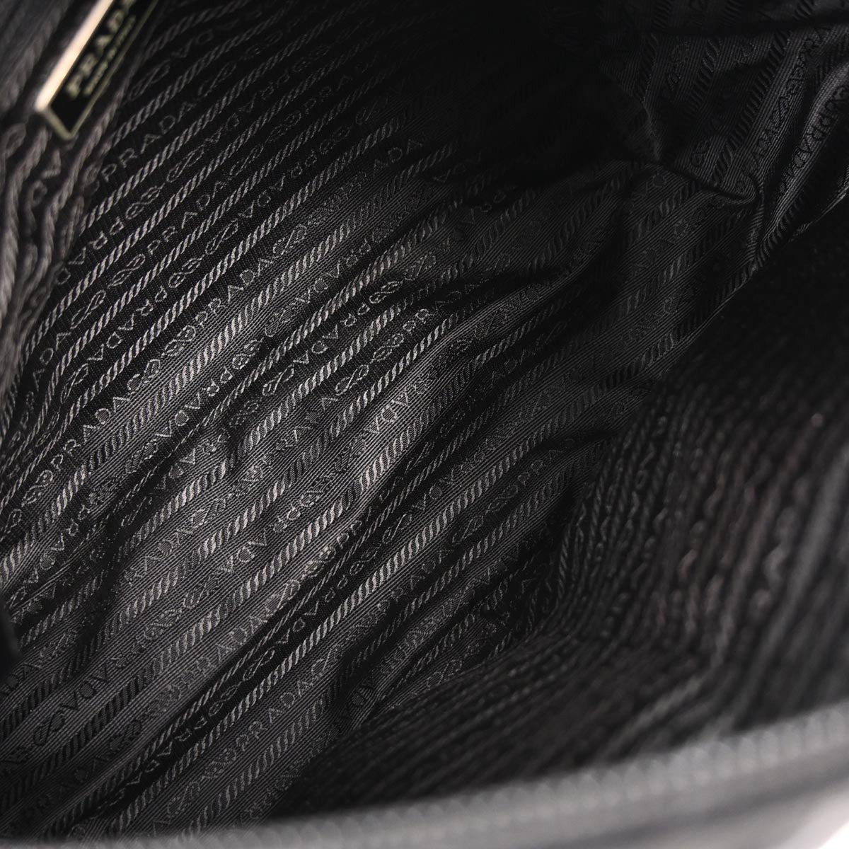 Prada Black Nylon Shoulder Bag