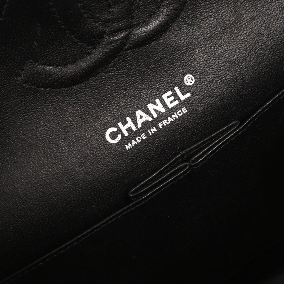 Chanel 2009-2010 Black Caviar Medium Classic Double Flap Shoulder Bag