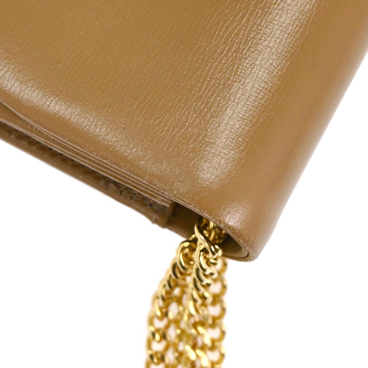 Christian Dior Brown Leather Shoulder Bag