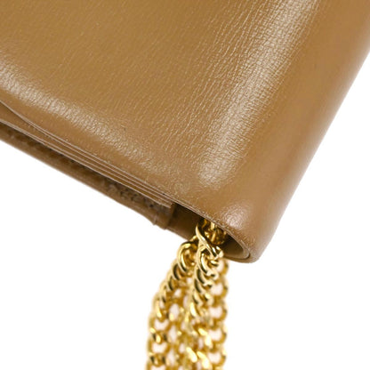 Christian Dior Brown Leather Shoulder Bag